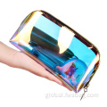 Cute Makeup Bags Pvc Plastic Zipper Travel Clear rainbow Makeup Bag Manufactory